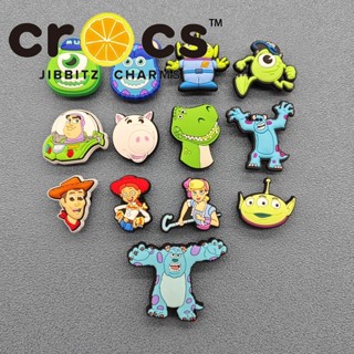 Jibbitz crocs charms หัวเข็มขัดรองเท้า อุปกรณ์เสริมรองเท้า Toy Story การ์ตูนสนุก ตกแต่งหัวเข็มขัด