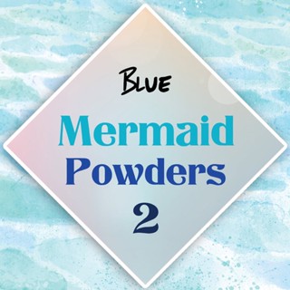 ผงเกร็ดนางเงือก Mermaid Powder #2 Blue สีเหลือบฟ้าน้ำเงิน