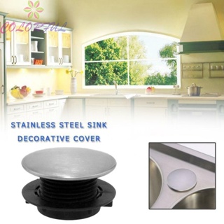 【COLORFUL】Sink Cover Kitchen Fixtures Sink Stainless Steel Stopper Tap Useful 45mm