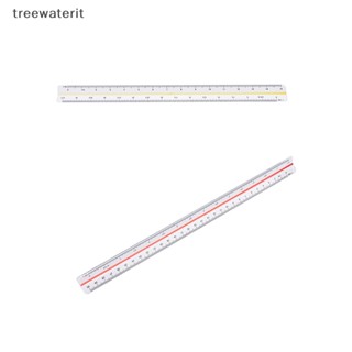 ไม้บรรทัดพลาสติก ทรงสามเหลี่ยม สเกล TR 1:20 1:25 1:50 1:75 1:100 1:125