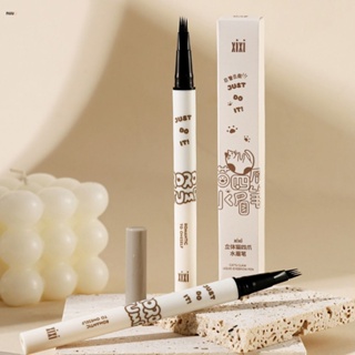 Xixi Four -claw Water Eyebrow Pen Stereo Cat Pole Fine Eyebrow Pencil Naturally Uses More Cheap Eye Makeup nuuo