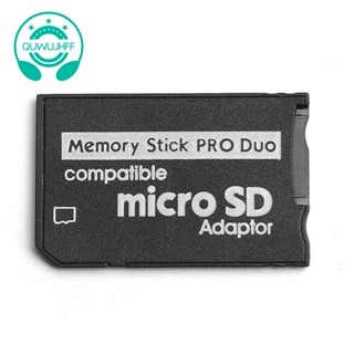 อะแดปเตอร์การ์ดหน่วยความจํา Micro-SD Micro-SDHC TF Card to Memory Stick MS Pro Duo Card สําหรับ Sony PSP