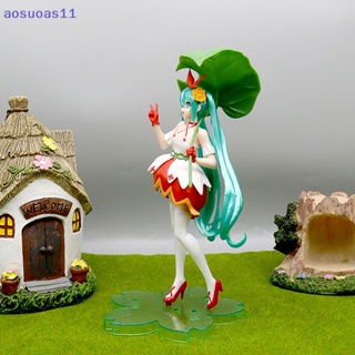 Aosuoas โมเดลฟิกเกอร์ PVC อนิเมะ Kawaii Thumbelina Vocaloid Wonderland ของเล่น ของสะสม สําหรับเก็บสะสม