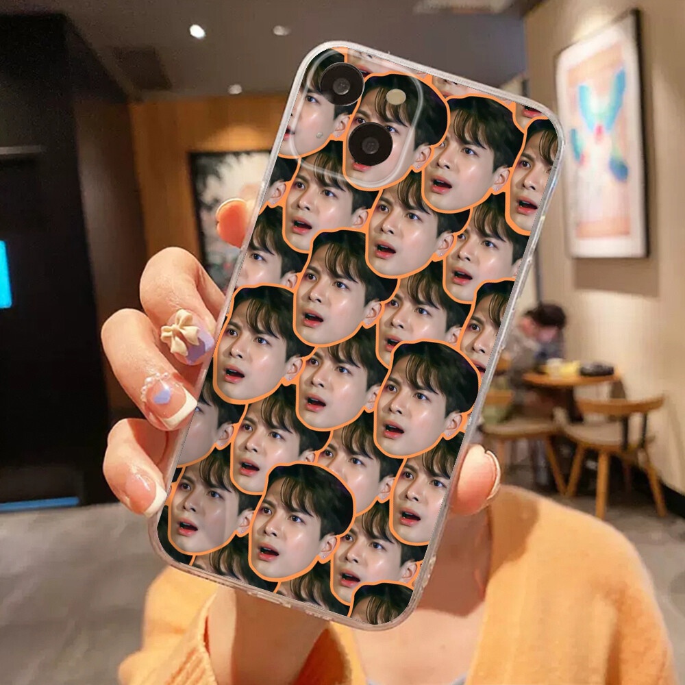เคสโทรศัพท์มือถือแบบนิ่ม ลาย Jackson Wang Kpop แฟชั่น สําหรับ IPhone 6 6s 6sp 7 8 SE X Xs Xr Xs Max 11 12 13 14 Pro Max