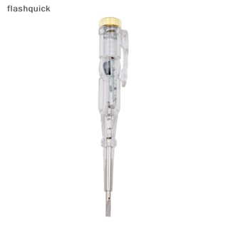 Flashquick เครื่องทดสอบแรงดันไฟฟ้าอัจฉริยะ ปากกาทดสอบแบบไม่สัมผัส การเหนี่ยวนํา ดินสอ โวลต์มิเตอร์ เครื่องตรวจจับพลังงาน ไฟแสดงสถานะไฟฟ้าที่ดี