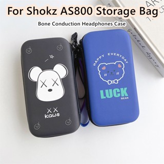 【Case Home】กระเป๋าเก็บหูฟัง แบบพกพา ลายการ์ตูนน่ารัก สําหรับ Shokz AS800 Shokz AS800