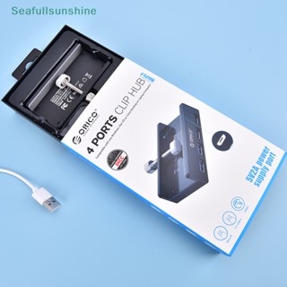 Seaf&gt; ORICO อะแดปเตอร์ฮับ USB 3.0 Type A Mh4Pu 4 พอร์ต สีดํา