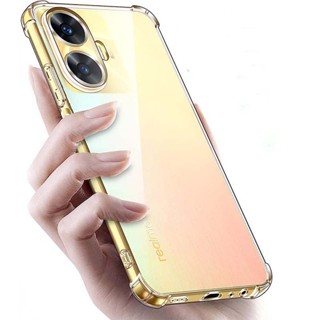 เคสโทรศัพท์มือถือ TPU นิ่ม แบบใส กันกระแทก ดูดซับแรงกระแทก สําหรับ Realme C55 C53 C35 C33 C31 C30 C30s C25Y C21Y C21 C20 C17 C15 C11 2021 2020 Narzo N55 N53 50a 50i Prime