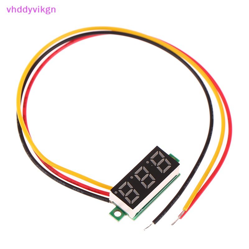 Vhdd โวลต์มิเตอร์ดิจิทัล DC LED 0-100V 0.28 นิ้ว ปรับได้ 1 ชิ้น