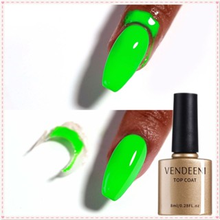 Vendeeni 3pcs/1set Nail Art Functional Glue Detachable No-wash Base Coat Top Coat Anti-spill Glue Soak Off Phototherapy Glue Nail Art For Nail Shop 8ml JOYFEEL