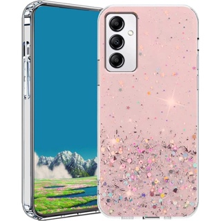 เคสโทรศัพท์ซิลิโคน TPU แบบนิ่ม ประดับเลื่อมคริสตัล และกากเพชร สําหรับ Samsung Galaxy M53 M33 M23 M13 M52 5G