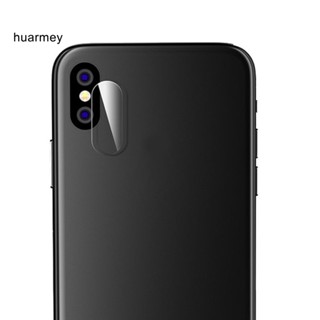 Huarmey ฟิล์มกระจกนิรภัยกันรอยเลนส์กล้อง ด้านหลัง 75H สําหรับ Apple iPhone X