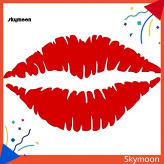 Skym* สติกเกอร์สะท้อนแสง ลายริมฝีปากเซ็กซี่ สําหรับติดตกแต่งรถยนต์ แล็ปท็อป หน้าต่าง