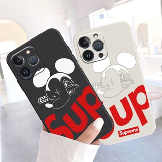 เคสโทรศัพท์มือถือ ขอบตรง ลายการ์ตูนมิกกี้เมาส์น่ารัก สําหรับ Xiaomi POCO C40 POCO X3 NFC POCO X3 Pro POCO C55 POCO M5S POCO M3 Pro POCO X5 POCO M2 Pro