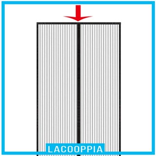 [ ผ้าม่านประตู ตาข่าย ปิดเอง ทนต่อการสึกหรอ ปล่อยให้แม่เหล็กประตูอากาศ สําหรับลานประตู บ้านฟาร์ม ลานบ้าน ฤดูร้อน