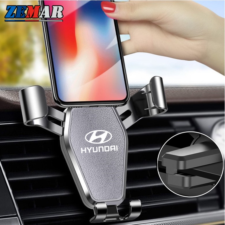 Hyundai ที่วางโทรศัพท์มือถือ ตรวจจับแรงโน้มถ่วงอัตโนมัติ สําหรับ Ioniq 5 Creta Kona H1 Staria