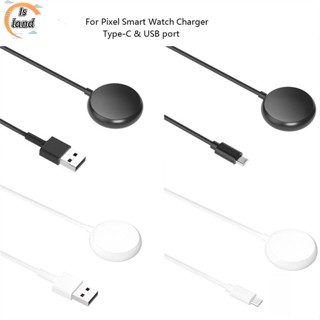 【IS】อะแดปเตอร์ชาร์จนาฬิกาข้อมือ แม่เหล็ก แบบพกพา 1 เมตร พอร์ต Usb Type-c สําหรับ Pixel Watch