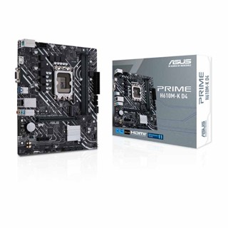 เมนบอร์ดคอมพิวเตอร์ตั้งโต๊ะ สําหรับ Asus PRIME H610M-K D4 12th Generation CPU Processing 12400F FW7K