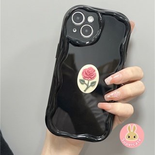 เคสโทรศัพท์มือถือ ขอบครีม ลายดอกกุหลาบ เรียบง่าย สําหรับ OPPO Reno 8T 4G 8T 5G 7 4G 8 4G 6 4G Reno 10 9 8 7 6 5 4 3 Pro 5Z 4Z 5G Pro+ 4 Pro 4G 7 4 SE 4F 5F เคสโทรศัพท์มือถือ แบบนิ่ม ลายดอกไม้ สําหรับ 4 5 6 7 8 Lite