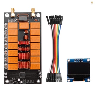 Atu-100 ชุดจูนเนอร์เสาอากาศอัตโนมัติ 1.8-50MHz และตัวรับสัญญาณเครื่องขยายเสียงโปรแกรม OLED DIY