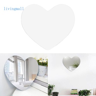 Livi สติกเกอร์กระจก รูปหัวใจ ลอกออกได้ สําหรับติดตกแต่งผนังห้องนอน DIY