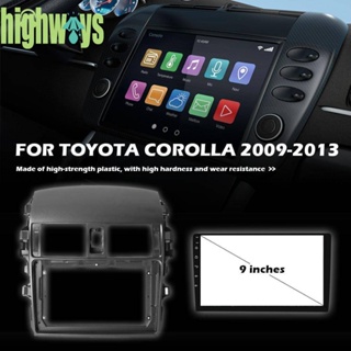 กรอบแผงสเตอริโอรถยนต์ 2 DIN สําหรับ Toyota Corolla 2009-2013 [highways.th]