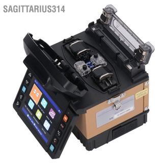 Sagittarius314 เครื่องประกบใยแก้วนำแสงขนาดเล็กอัตโนมัติเต็มรูปแบบ 3 in 1 Fixture Fiber Splicing Equipment 100-240V