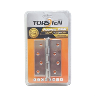 good.tools-TORSTEN บานพับสเตนเลส 4"x3"x2มม. 3ชิ้น สีสเตนเลส ถูกจริงไม่จกตา