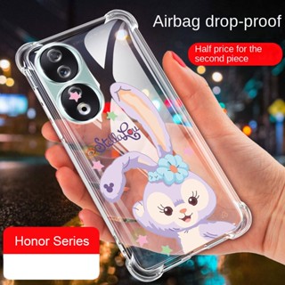 เคสซิลิโคนใส กันกระแทกสี่มุม สําหรับ Honor 90 Pro 5G honor90 Lite X8a 5G X6s X6 Magic 5 Lite