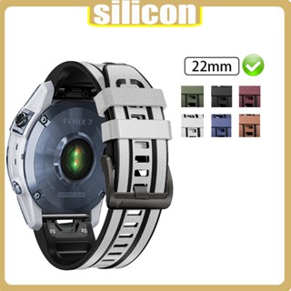 Lereach สายนาฬิกาข้อมือซิลิโคน 22 มม. สําหรับ Garmin Instinct Tactical Solar Esports Solar Surf Tactical Camo Band