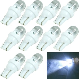 หลอดไฟ LED T10 194 168 158 W5W 501 5W สีขาว สําหรับติดรถยนต์ 10 ชิ้น