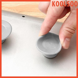 [Koolsoo] 4 Pieces Laptop Cooling Feet Pads, Laptop Holder Pad Cooling Feet, Suction Cup Pads Non Slip Heat Reduction Pad