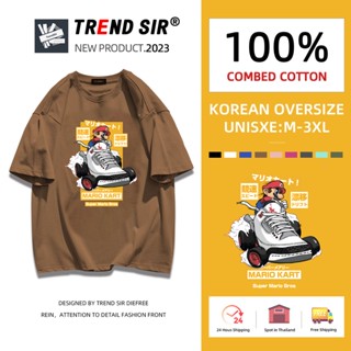 TrendSir มาแล้วจ้า🥰 สินค้าใหม่ เสื้อโอเวอร์ไซส์ เนื้อผ้าดี วันธรรมดาว่างเวลาสะดวกสบายคุณภาพดี มี7สี M-3XL