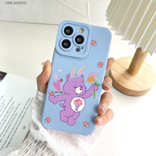 Realme Narzo 50 50A Pro Prime 5G เคสเรียวมี สำหรับ Flower Bear เคส เคสโทรศัพท์