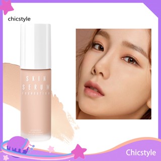 Chicstyle คอนซีลเลอร์รองพื้น เนื้อลิขวิด ให้ความชุ่มชื้น ป้องกันฝ้า 30 มล.