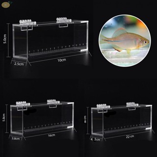 【VARSTR】Fish Viewing Box Box Acrylic Fish House Home Clear Fish Viewing Brand New