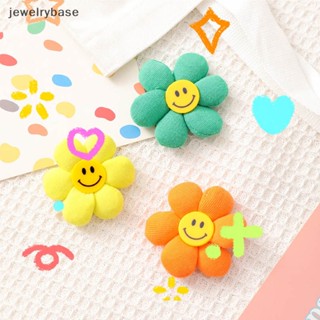 [jewelrybase] เข็มกลัด รูปดอกทานตะวัน หน้ายิ้มน่ารัก หลากสี 1 ชิ้น