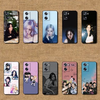 เคสโทรศัพท์มือถือ ซิลิโคนนุ่ม ลายบูชชิ่ง Jisoo blackpink สําหรับ OPPO A77 A57S A57E A57 4G 2022