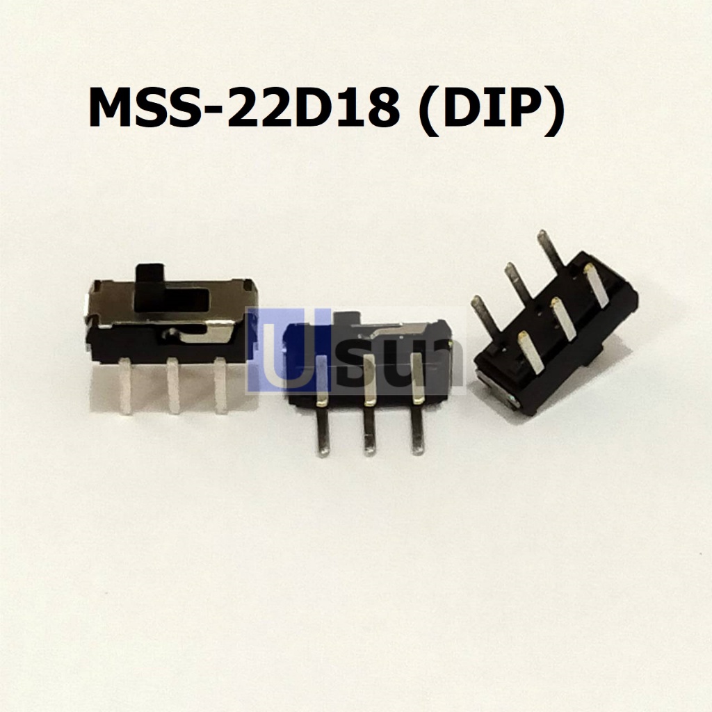 Slide Switch สวิทช์ เลื่อน Toggle Switch DIP Switch 6 ขา 3.6x9.1mm #สวิทช์เลื่อน MSS-22D18 (DIP) (1 