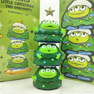 Yyds ฟิกเกอร์ Toy Story Alien Christmas Tree ของเล่น ของขวัญ สําหรับเด็ก ตกแต่งบ้าน เค้กวันเกิด 3 ชิ้น