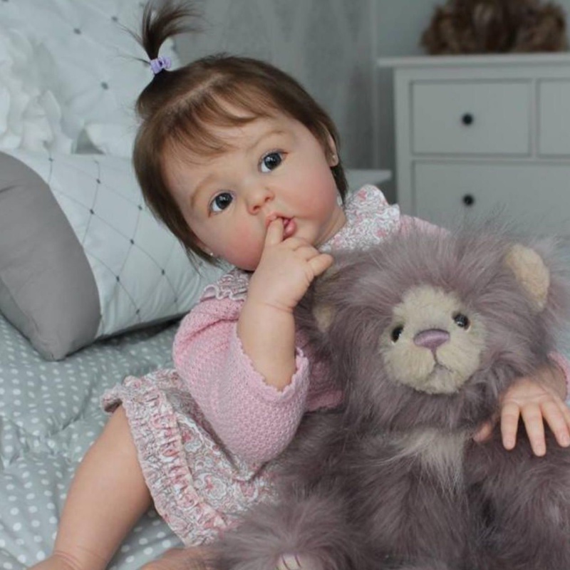 ของเล่นตุ๊กตาเจ้าหญิง 3D ซิลิโคน แฮนด์เมด 50 ซม. 60 ซม. สําหรับเด็กวัยหัดเดิน