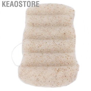 Keaostore Facial Sponge  Wave Concave Convex Washable Reusable Bath for Home Travel Skin Care