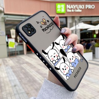 เคสซิลิโคนใส ขอบสี่เหลี่ยม กันกระแทก ลายการ์ตูน Pochacco น่ารัก สําหรับ Xiaomi POCO C31 Redmi 9C NFC 9 Activ Redmi 10A