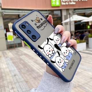 เคสซิลิโคนใส ขอบสี่เหลี่ยม กันกระแทก ลายการ์ตูน Pochacco สําหรับ Huawei P40 P40 Pro P40 Lite P40 Pro Plus