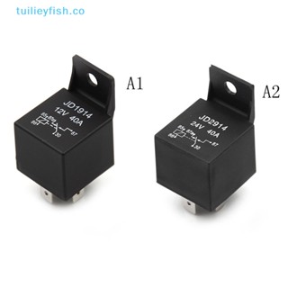 Tuilieyfish รีเลย์ DC 12V 24V 5 Pin 40A สําหรับไฟหน้ารถยนต์