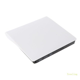 Treeling กล่องเบิร์นเนอร์ USB3 0 Type-C External Mobile Enclosure DVD- CD-ROM สําหรับแล็ปท็อป