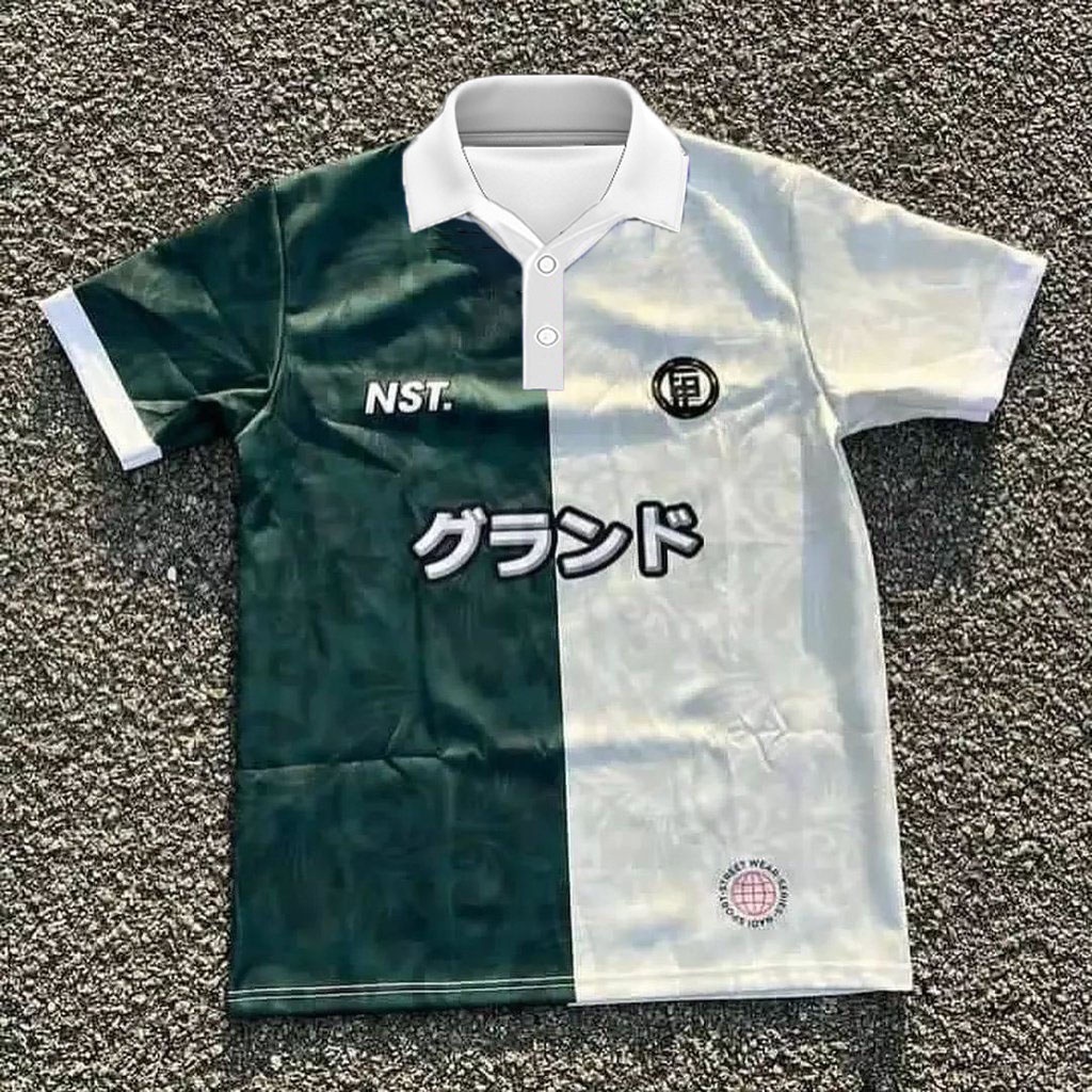 เสื้อกีฬาแขนสั้น ผ้าเจอร์ซีย์ ลาย NST Jersey 2024 Viral Murah สไตล์ญี่ปุ่น สําหรับผู้ชาย และผู้หญิง