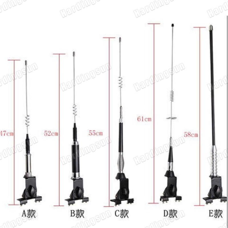ฐานหนา Universal รถสั้น Stubby AM/FM เสาอากาศวิทยุ Aerial Mast เสาอากาศรถยนต์เสาอากาศรถยนต์การปรับเปลี่ยน Decorati