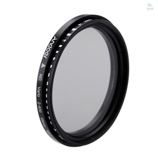 Andoer 49mm ND Fader Neutral Density Adjustable ND2 to ND400 Variable Filter for   DSLR Camera