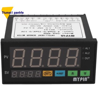 Mypin เครื่องวัดเซนเซอร์ดิจิทัล อเนกประสงค์ หน้าจอ Led 0-75Mv 4-20Ma 0-10V 2 รีเลย์ เอาท์พุตสัญญาณเตือน Da8-Rrb